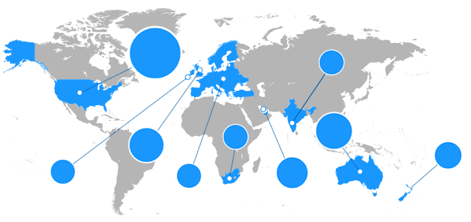 world map